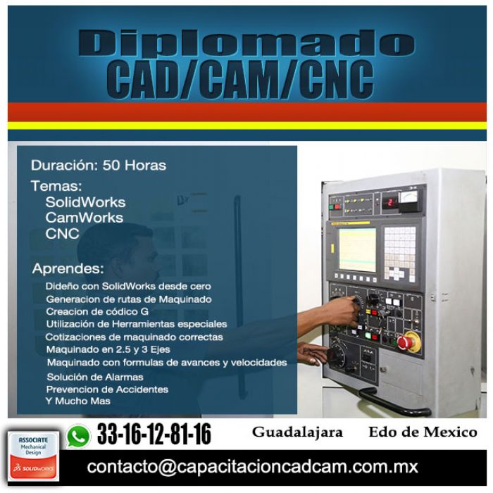 Curso de Maquinado CNC 2.5 y 3 Ejes 